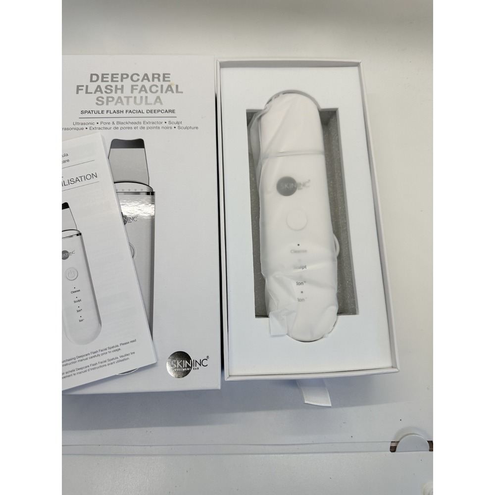 Skin Inc‎ Supplement Bar Deepcare Flash Facial Spatula Ultrasonic New - Picture 5 of 6